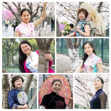 由热爱旗袍文化的在职女教职工组成的群